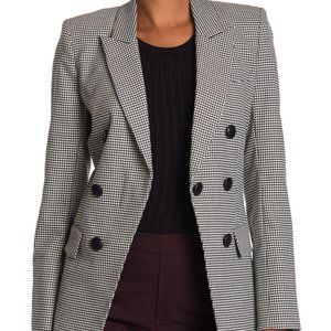 Veronica Beard Houndstooth Dickey Blazer